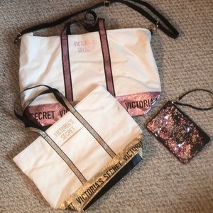 Victoria’s Secret 3 piece bag set; must take all